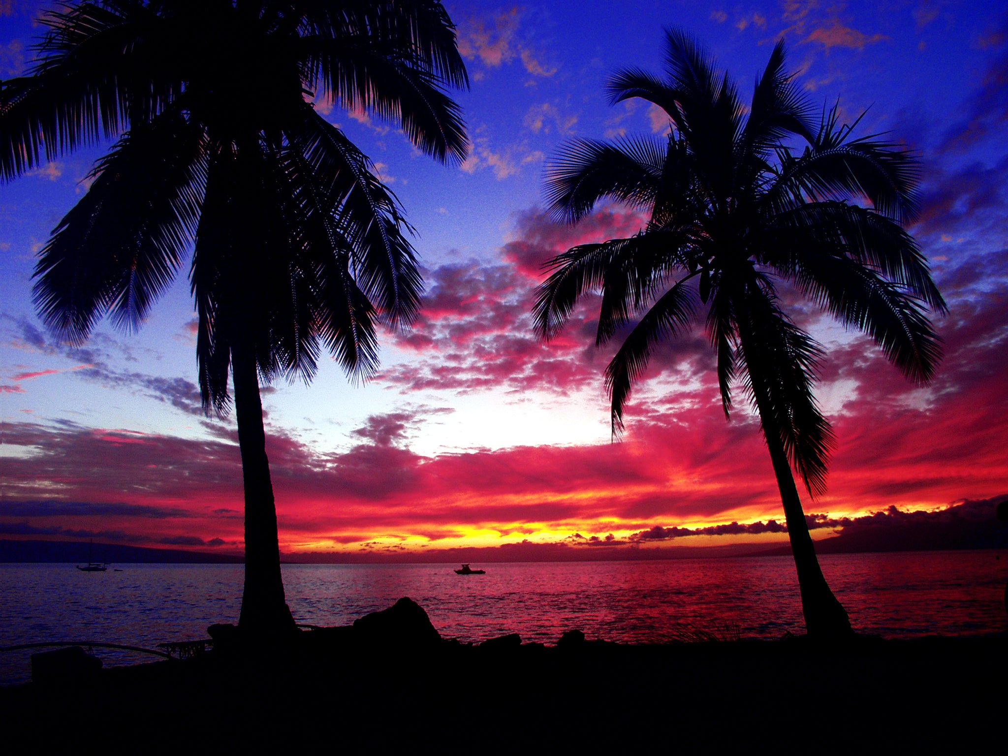 'Canoe Beach Sunset'
